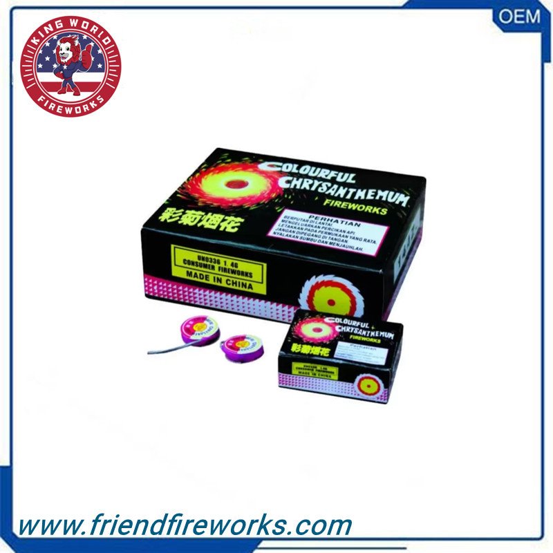 Item No: OY-W608  Colourful Chrysanthemum From Liuyang Factory