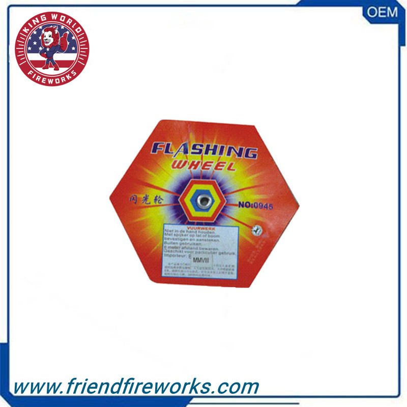 Item No: OY-0945  Flashing Wheel From Liuyang Factory