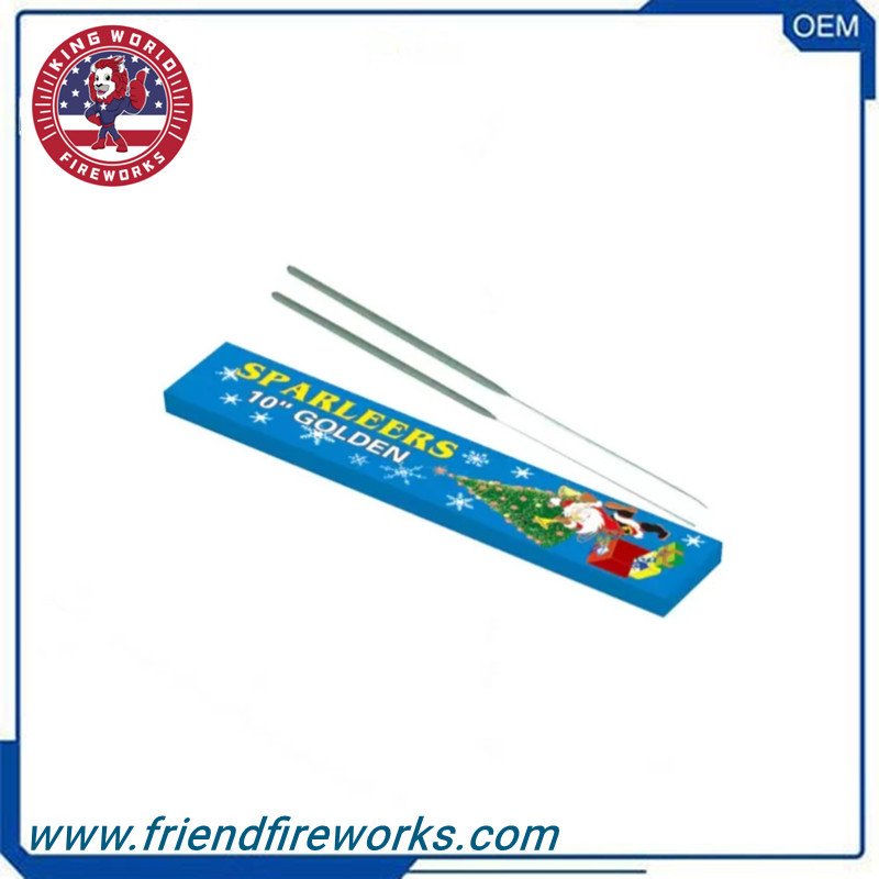Item No:OY-0781-1  10 Inch Golden Sparklers From Liuyang Factory