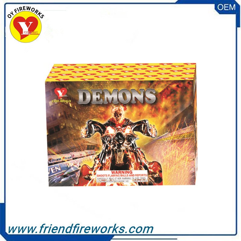 Item No: OM-B060  0.8 inch 20 Shots Cake Fireworks From Liuyang Factory