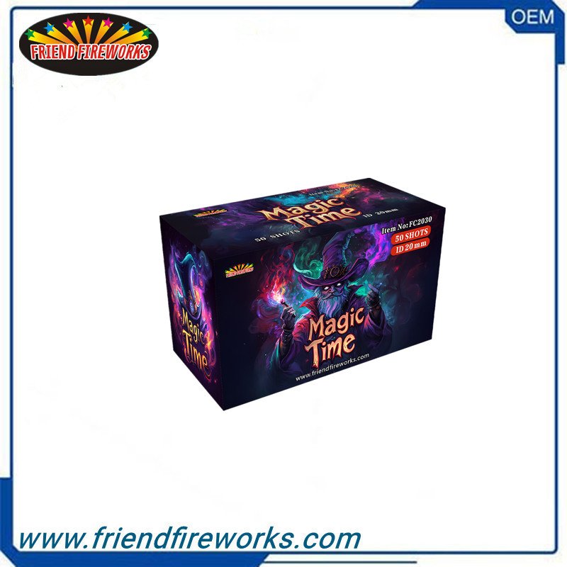 Item No: FC2030    0.8 inch 50 Shots Cake Fireworks From Liuyang Factory